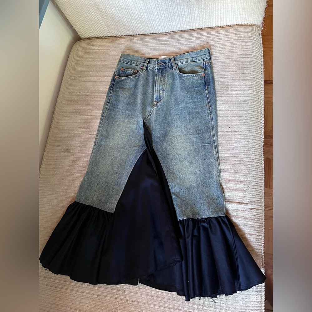 Junya Watanabe Commes Des Garçons denim skirt